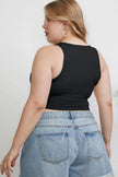 Basic Bae Full Size Round Neck Slim Tank  Style Ratio