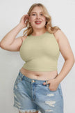 Basic Bae Full Size Round Neck Slim Tank  Style Ratio
