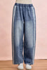 BiBi Washed Lace Contrast Sided Jeans  Style Ratio