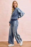 BiBi Washed Lace Contrast Sided Jeans  Style Ratio