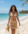Boho Crochet Fringe Skirt  Style Ratio