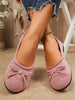 Bow-Detail Slip-On Loafers  Style Ratio