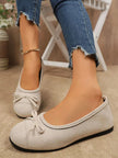 Bow-Detail Slip-On Loafers  Style Ratio