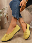 Bow-Detail Slip-On Loafers  Style Ratio