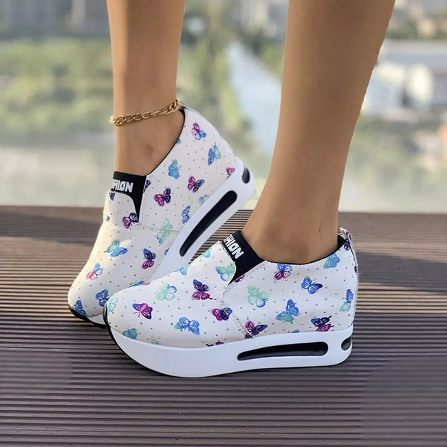 Butterfly Round Toe Slip-Ons  Style Ratio