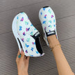 Butterfly Round Toe Slip-Ons  Style Ratio