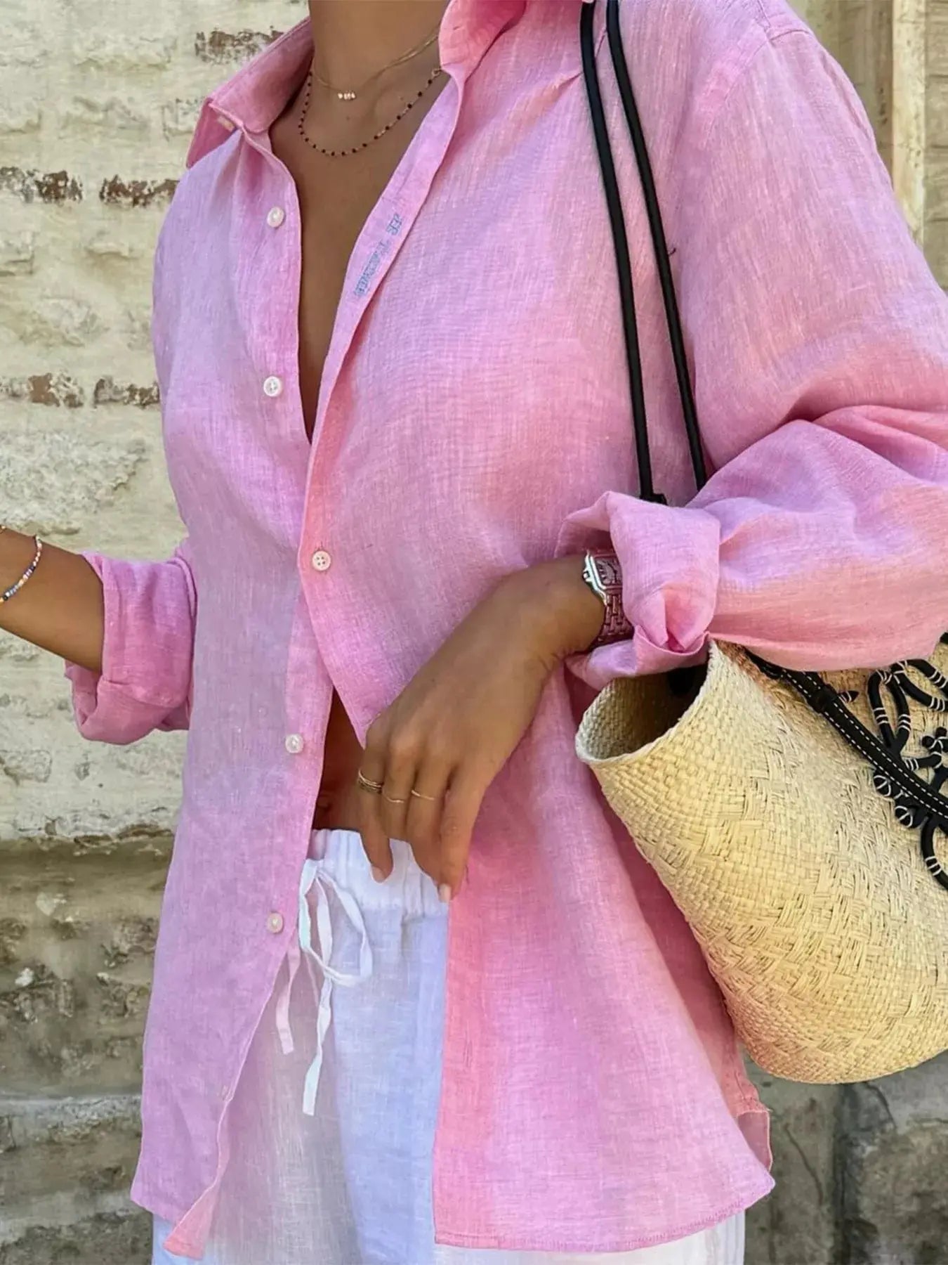 Button Up Long Sleeve Shirt  Style Ratio