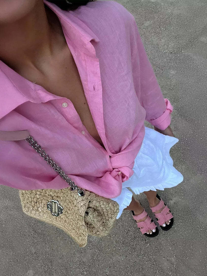 Button Up Long Sleeve Shirt  Style Ratio