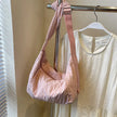 Pleated Dumpling Crossbody Bag  Style Ratio
