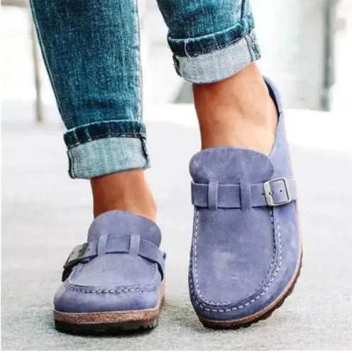 Round Toe Closed Toe Slip-Ons  Style Ratio