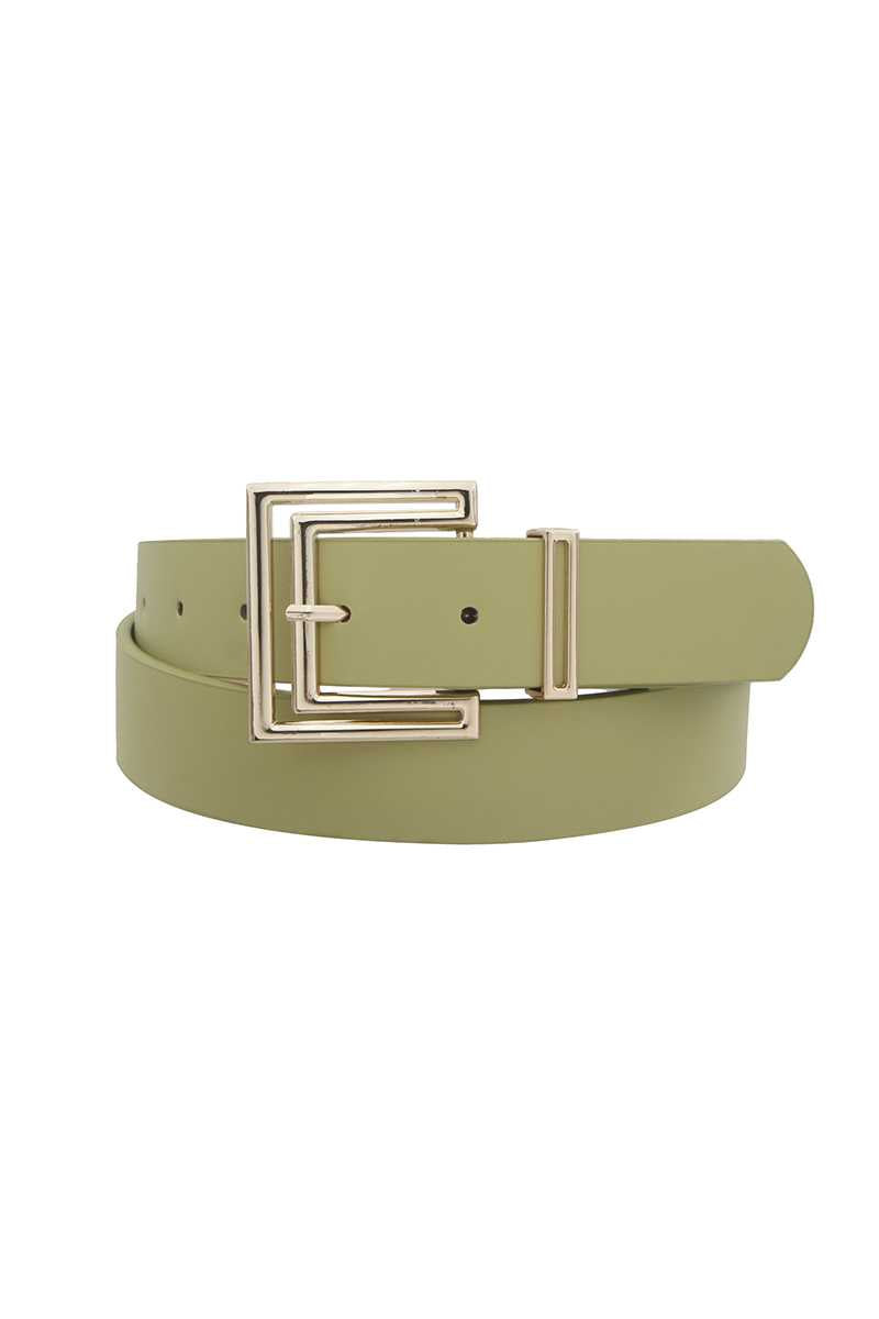 Square Buckle Belt