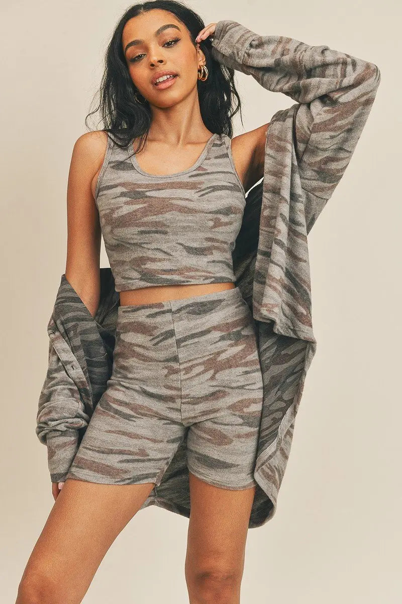 Cardigan Three Piece  Style Ratio