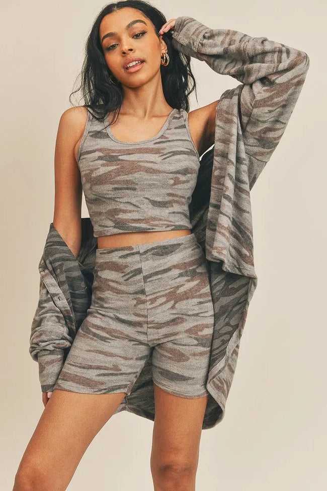 Cardigan Three Piece  Style Ratio