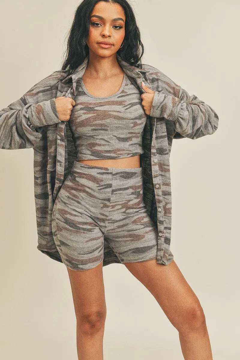 Cardigan Three Piece  Style Ratio