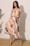 Cloud Tie Dye Midi Swing Skirt  Style Ratio
