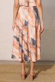 Cloud Tie Dye Midi Swing Skirt  Style Ratio