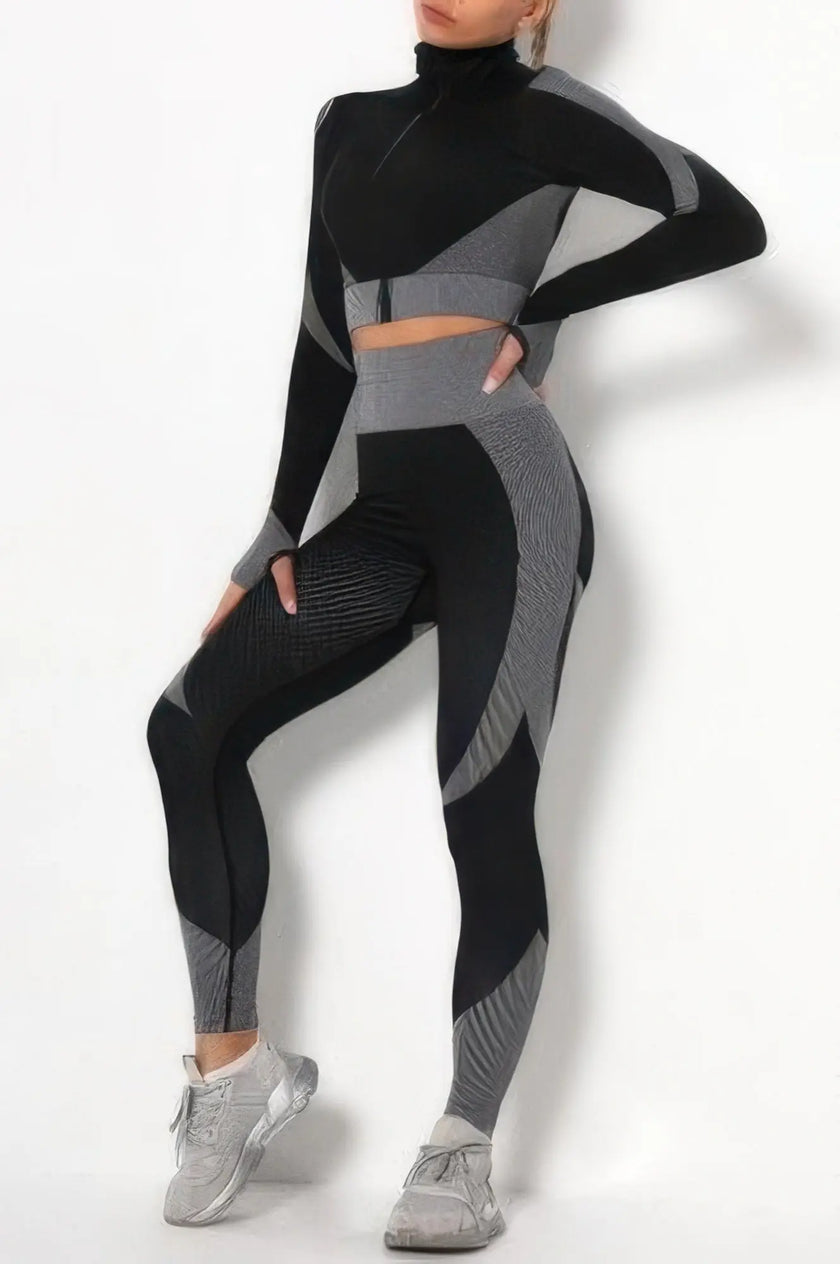 Color Block Activewear Set  Style Ratio