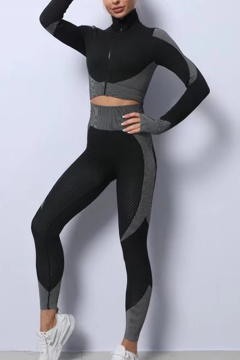 Color Block Activewear Set  Style Ratio