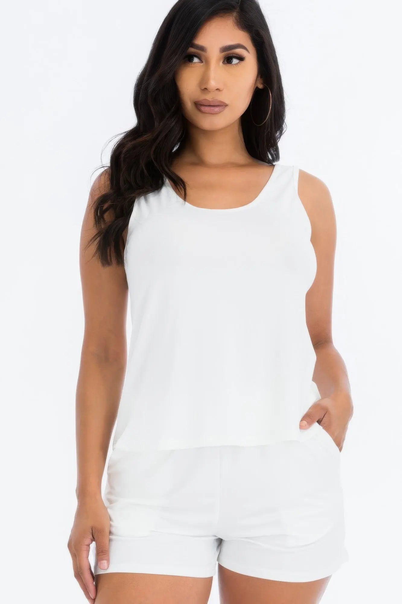 Comfy Tank Top & Shorts Set  Style Ratio