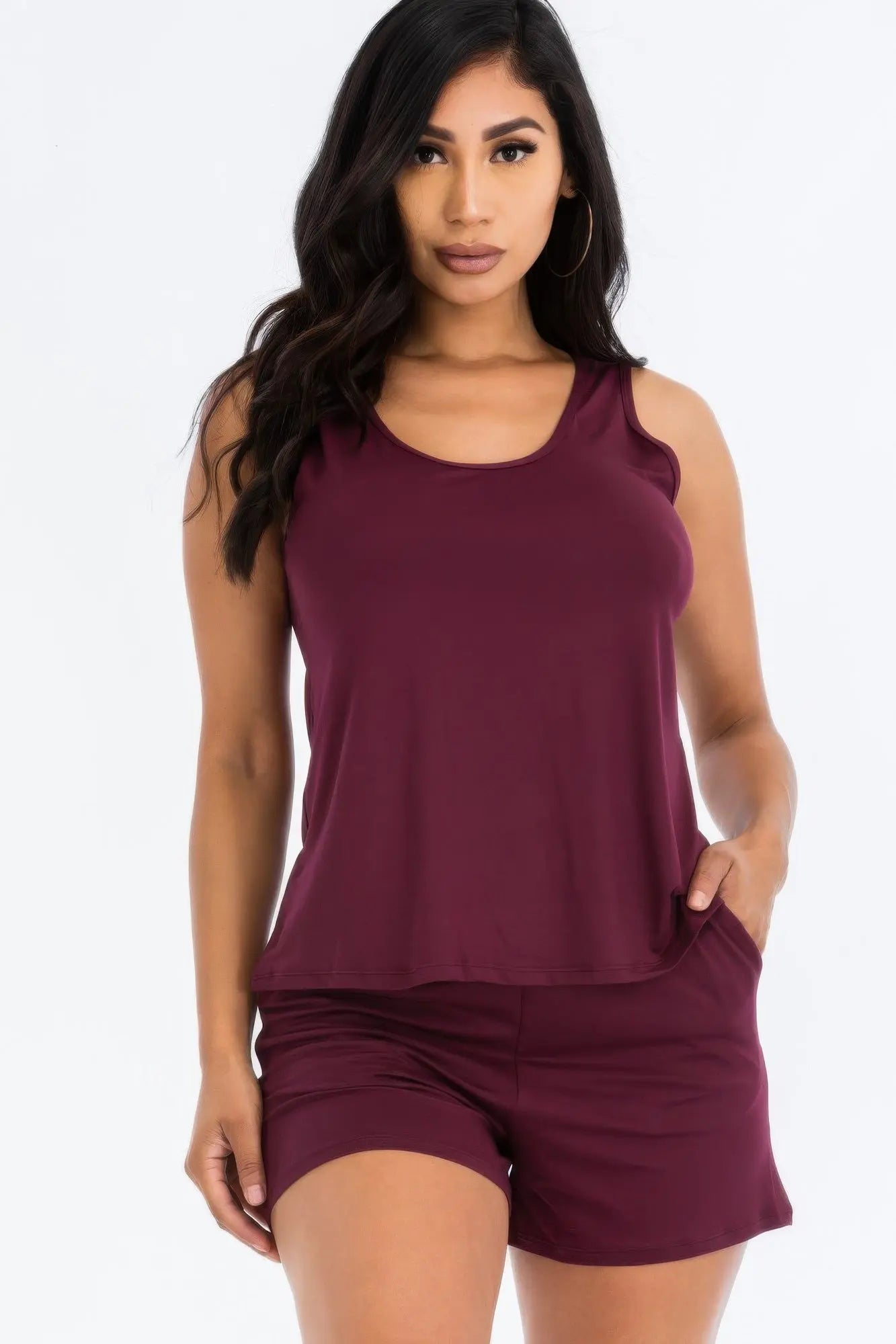 Comfy Tank Top & Shorts Set  Style Ratio