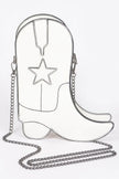 Cowboy Boots Crossbody Chain Bag  Style Ratio