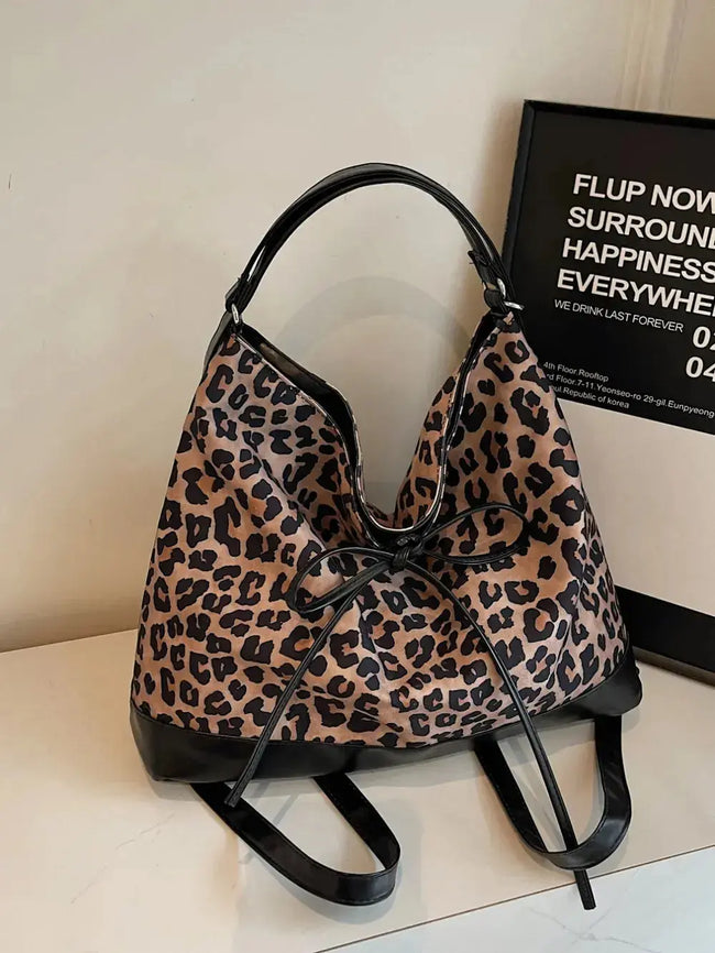 Leopard Dual Purpose Crossbody Bag  Style Ratio
