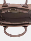 David Jones Canvas Tote Handbag with Contrast Leather Handles  Style Ratio