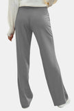 Decorative Button High Rise Pants  Style Ratio