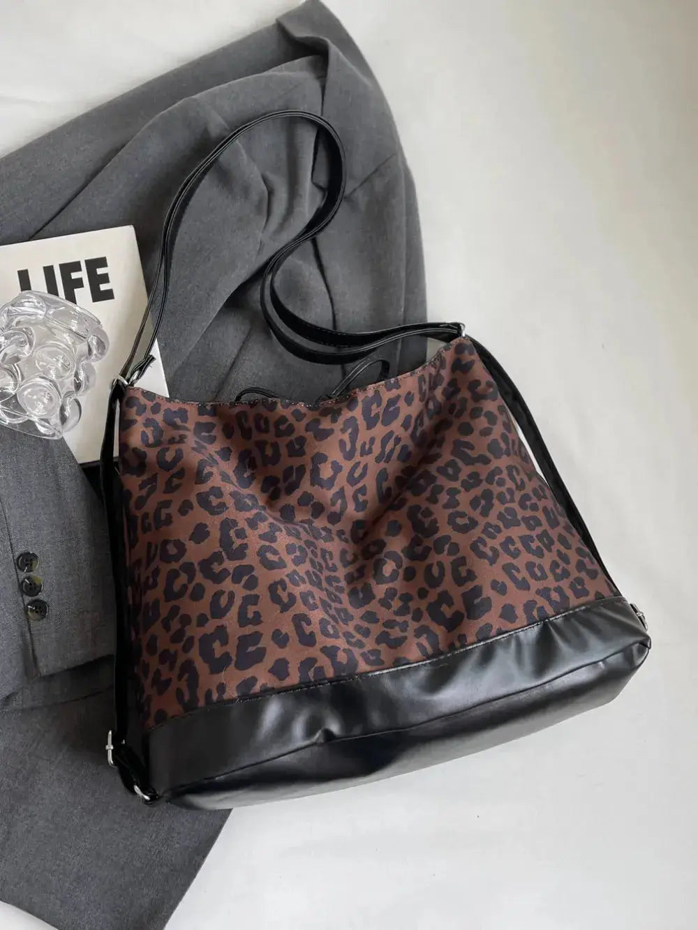 Leopard Dual Purpose Crossbody Bag  Style Ratio