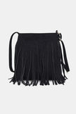 Suede Fringe Shoulder Bag  Style Ratio