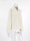 Elegant Stand Collar Open Front Outerwear  Style Ratio
