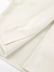 Elegant Stand Collar Open Front Outerwear  Style Ratio