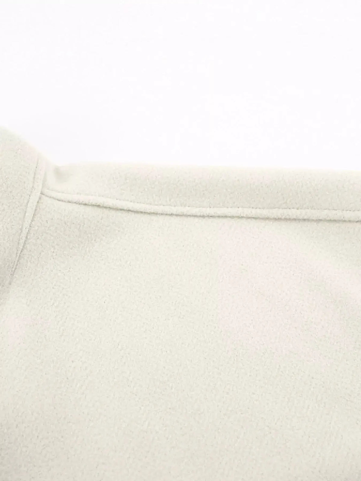 Elegant Stand Collar Open Front Outerwear  Style Ratio