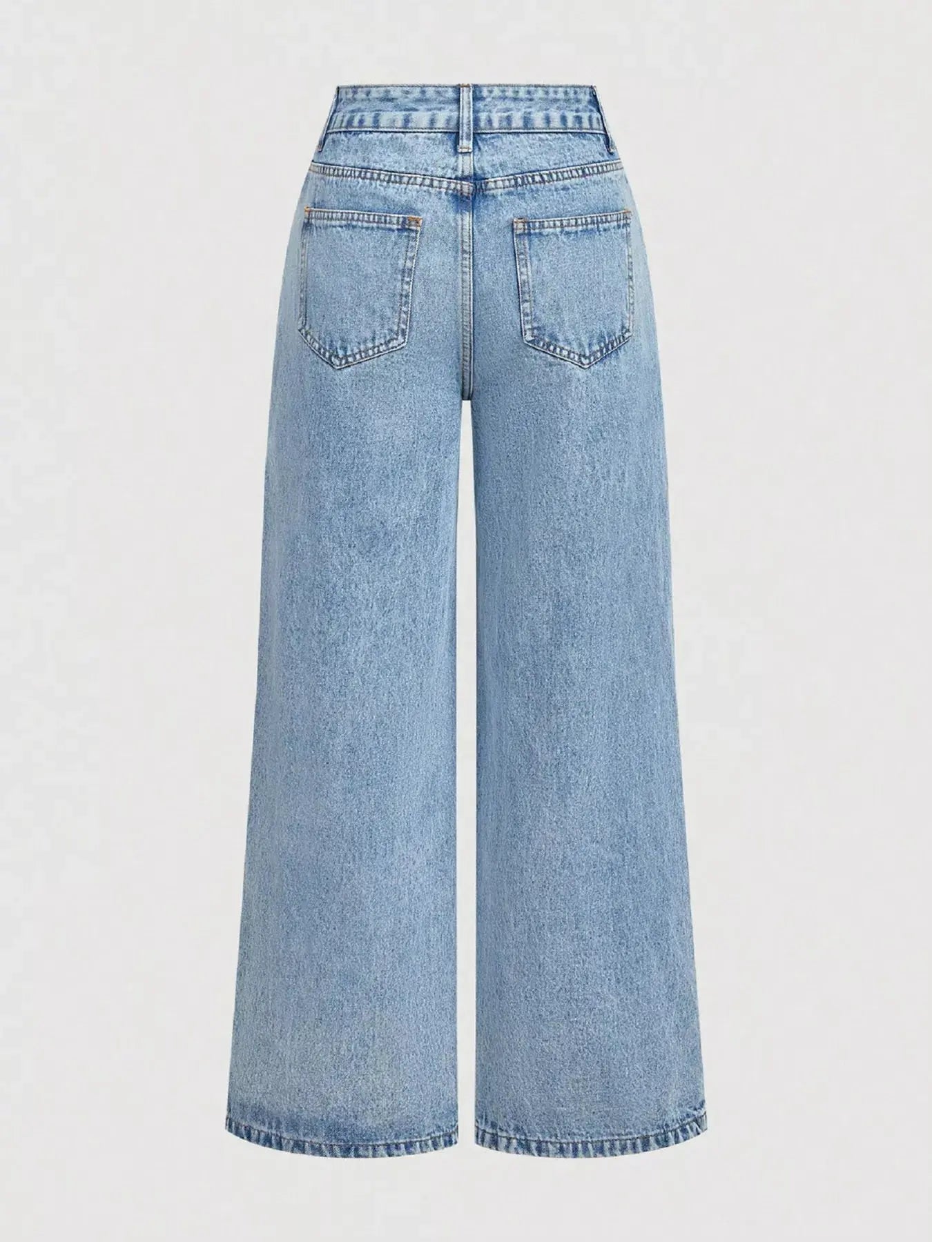 Embroidered Wide Leg Jeans  Style Ratio