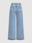 Embroidered Wide Leg Jeans  Style Ratio