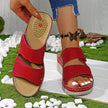 Thick Bottom Slope with Velcro Sandals - Style Ratio