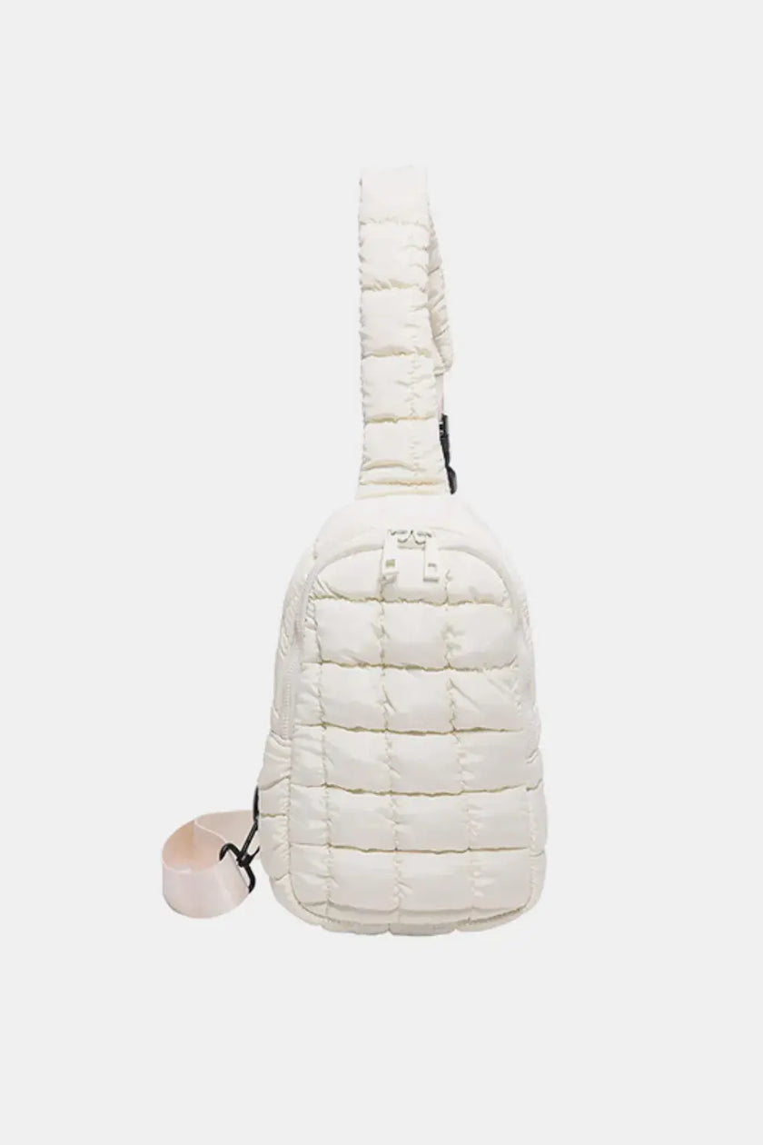 Quilted Nylon Crossbody Bag  Style Ratio