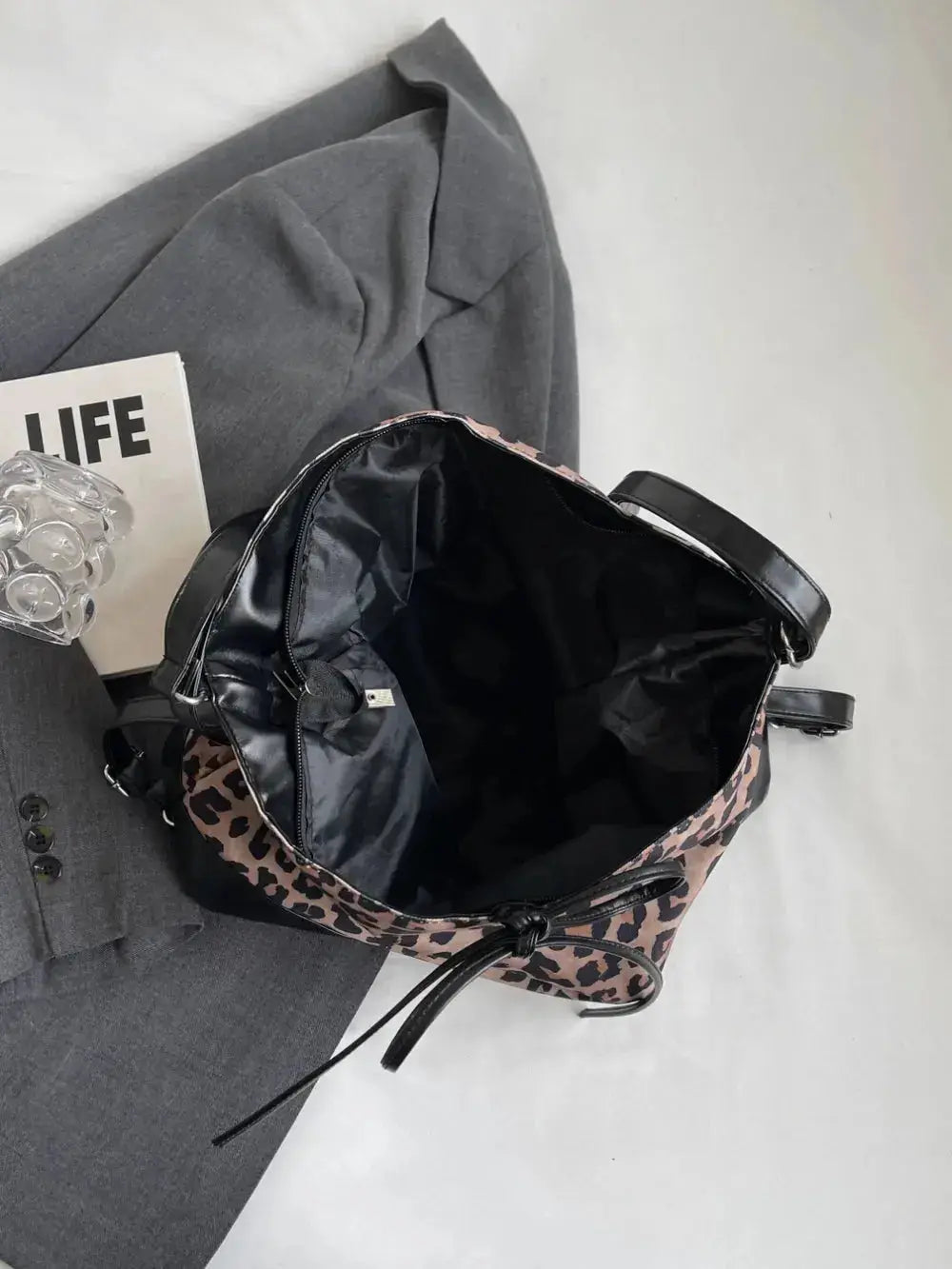 Leopard Dual Purpose Crossbody Bag  Style Ratio
