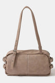 Fame Multi Grommet Belt Strap Rustic Rectangular Hand Bag  Style Ratio