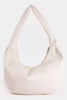 Fame Panel Stitch Crescent Leather Shoulder Bag  Style Ratio