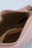 Fame Studded Saffiano Buckle Strap Shoulder Bag  Style Ratio