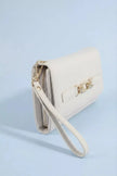 Fame Vegan Leather Chain Buckle Wristlet Wallet  Style Ratio