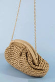 Fame Woven Raffia Frame Shoulder Bag  Style Ratio