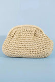 Fame Woven Raffia Frame Shoulder Bag  Style Ratio