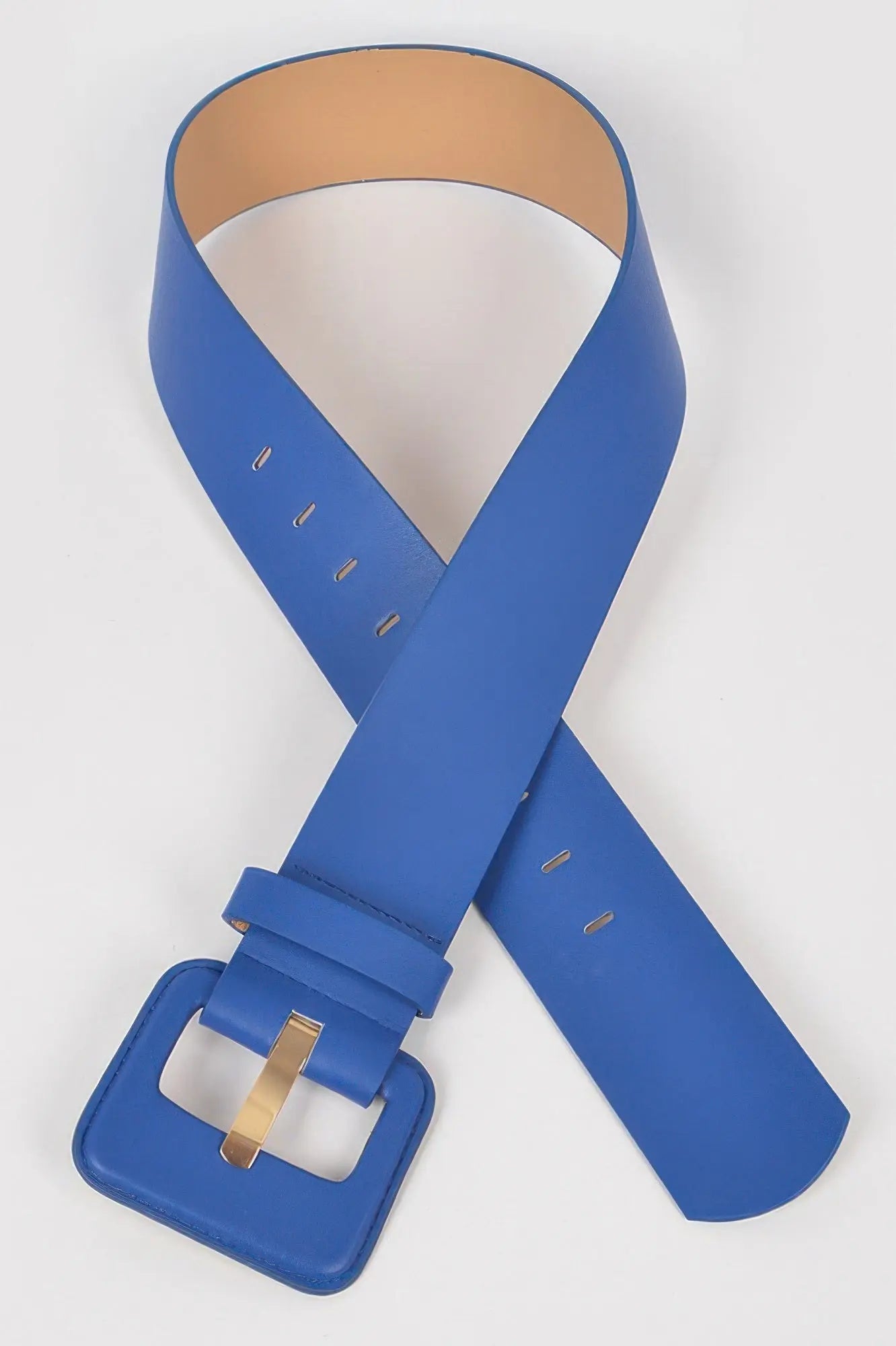 Faux Leather Wide Belt  Style Ratio