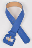 Faux Leather Wide Belt  Style Ratio