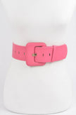 Faux Leather Wide Belt  Style Ratio