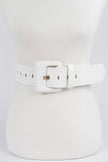 Faux Leather Wide Belt  Style Ratio