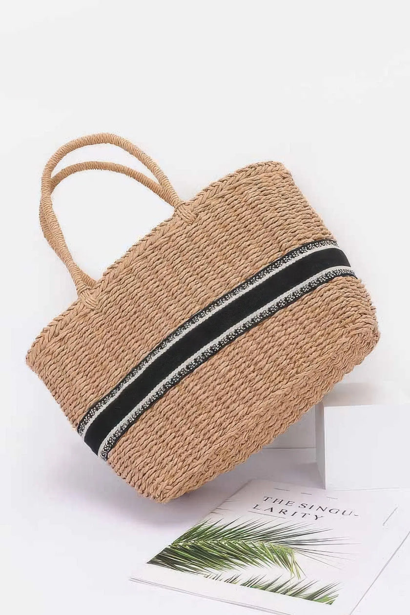 Faux Straw Tote Bag  Style Ratio