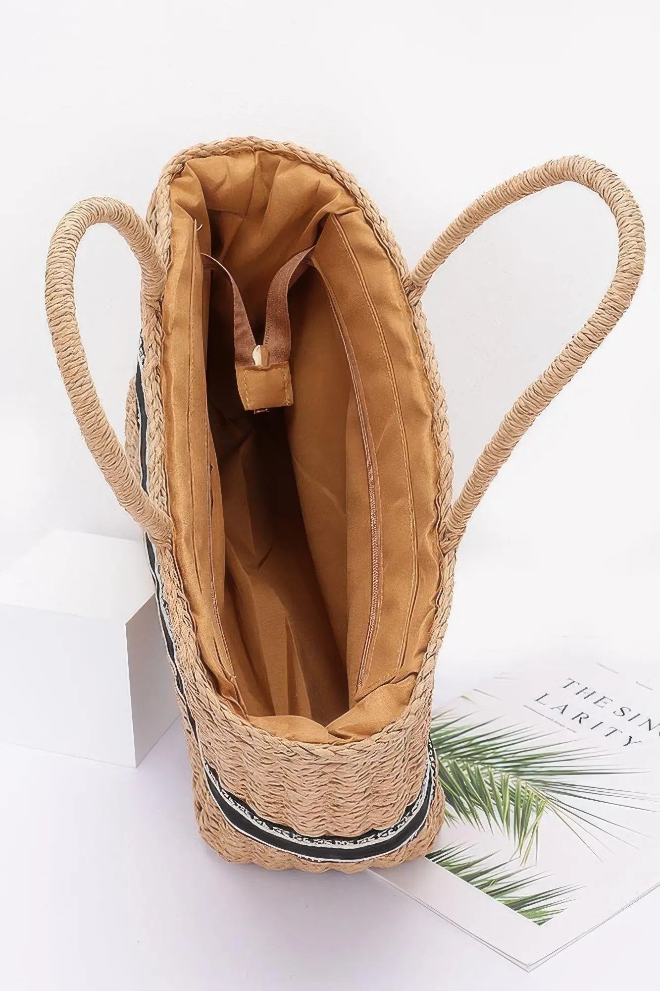 Faux Straw Tote Bag  Style Ratio